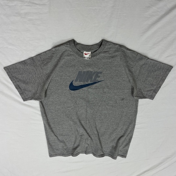 Vintage 90s Nike Center Swoosh Sample Shirt - Picture 1 of 9